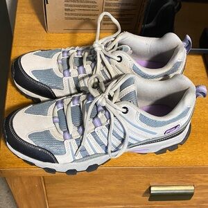 Fila Gray and Lavender Sneakers